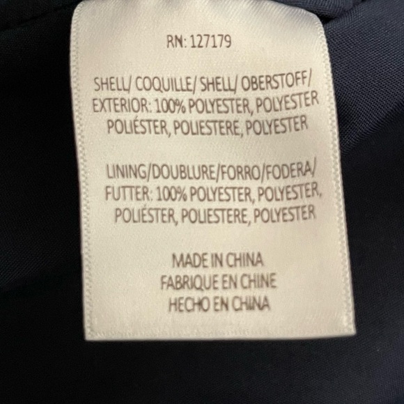 Jenny Yoo Navy Drape Spaghetti Strap Chiffon Bridesmaid Dress Size 4 - Picture 11 of 16